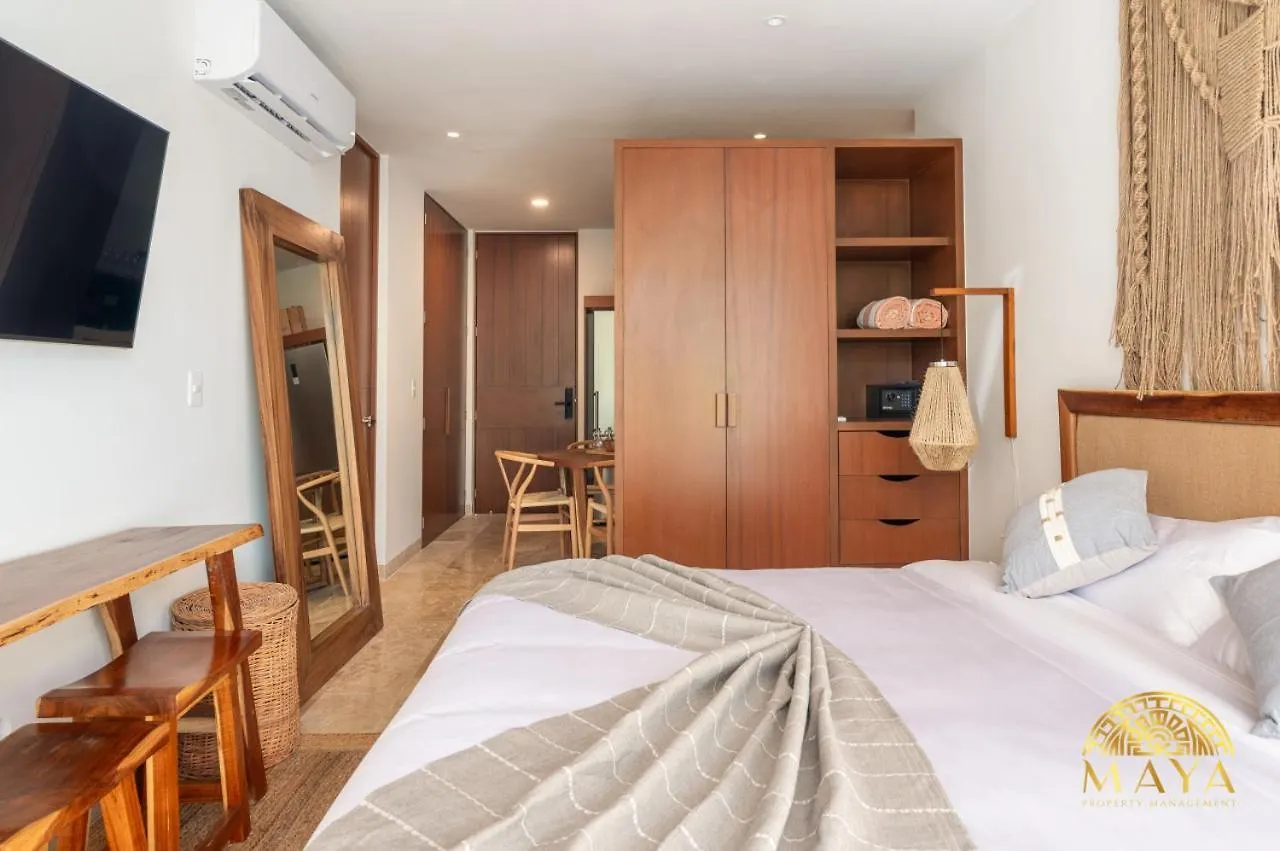 Nhoa 209A Lux 2Br Condo Pool View In Aldea Zama 图卢姆 墨西哥