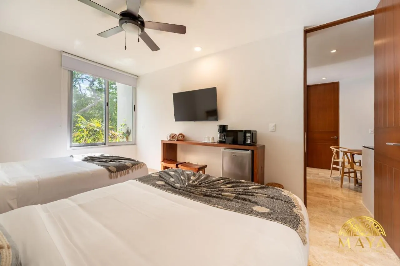 Nhoa 209A Lux 2Br Condo Pool View In Aldea Zama 图卢姆 0*,  墨西哥