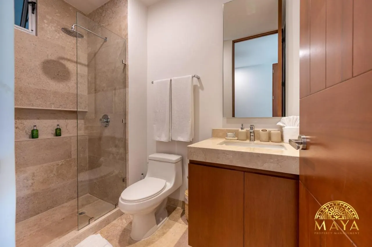 Nhoa 209A Lux 2Br Condo Pool View In Aldea Zama 图卢姆 0*,  墨西哥