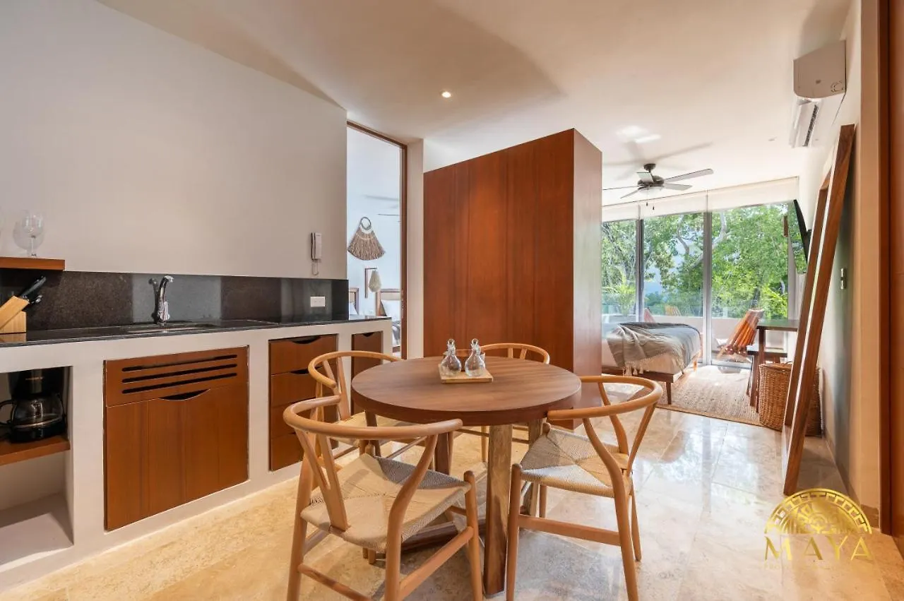 Nhoa 209A Lux 2Br Condo Pool View In Aldea Zama 图卢姆 度假居