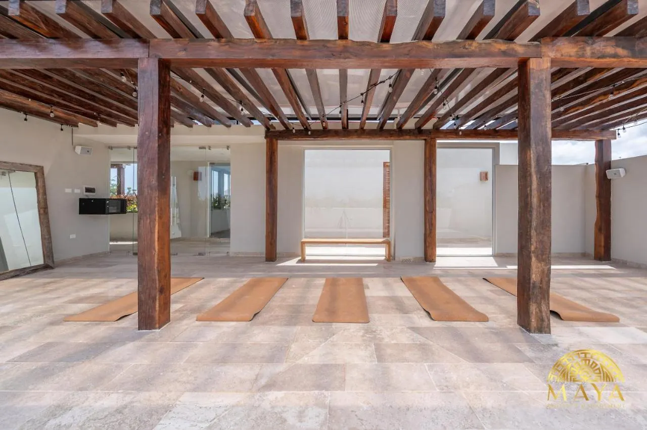 度假居 Nhoa 209A Lux 2Br Condo Pool View In Aldea Zama 图卢姆