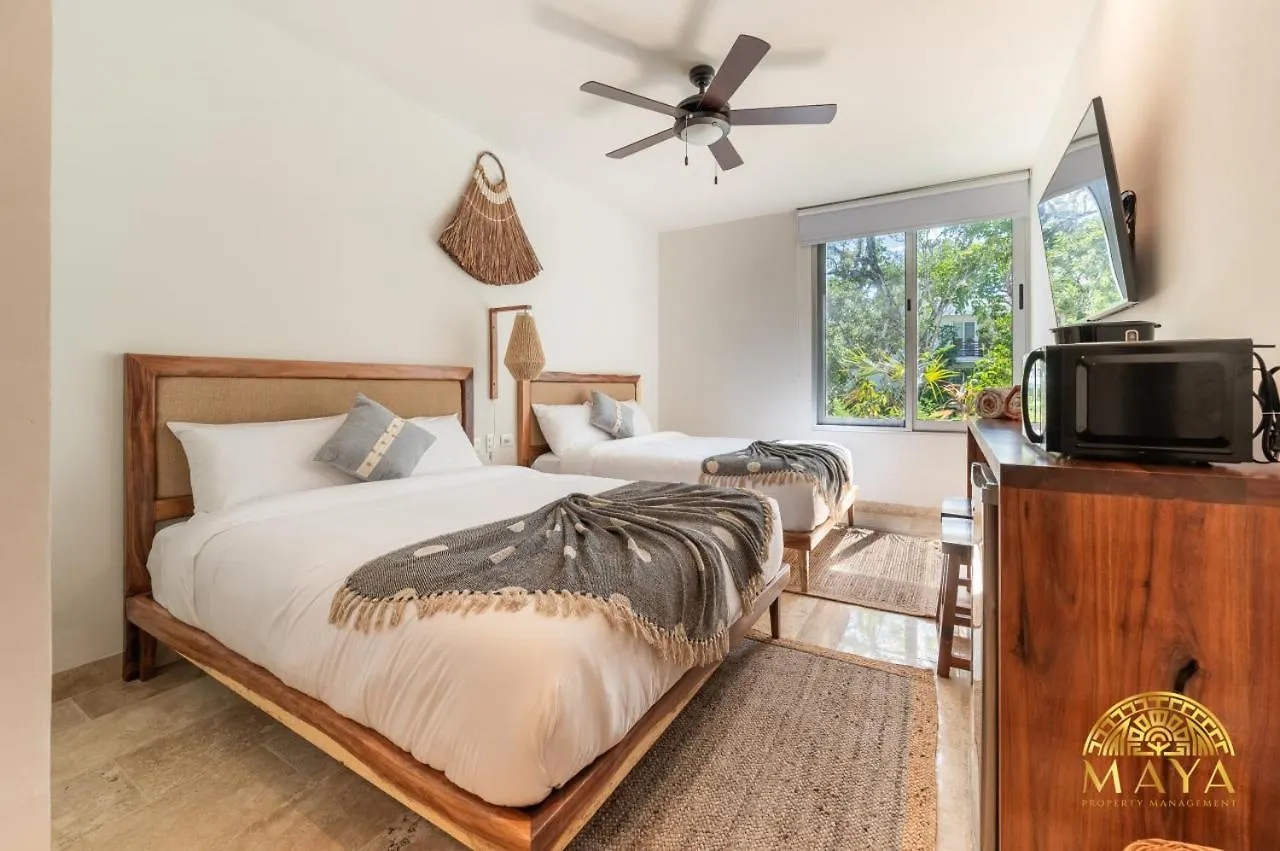 Nhoa 209A Lux 2Br Condo Pool View In Aldea Zama 图卢姆 0*,