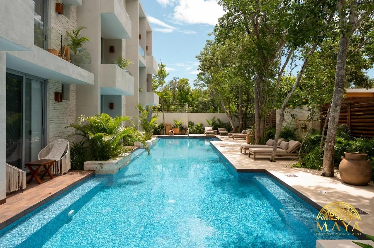 Nhoa 209A Lux 2Br Condo Pool View In Aldea Zama 图卢姆 墨西哥
